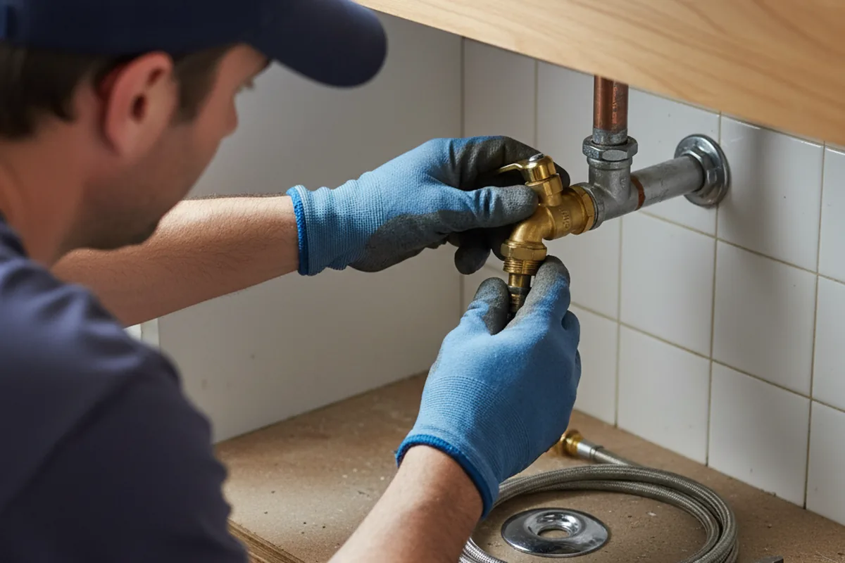 Shutoff valve and fitting work during Faucet and Fixture Repair in Evergreen